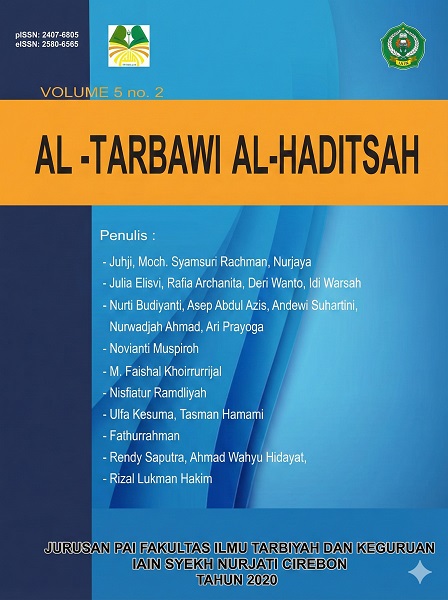 Al-Tarbawi Al-Haditsah: Jurnal Pendidikan Islam